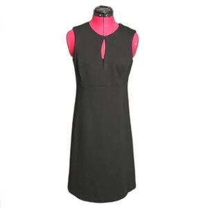Anne Klein Dress Women’s Size 4 Black Sleeveless Sheath NWT